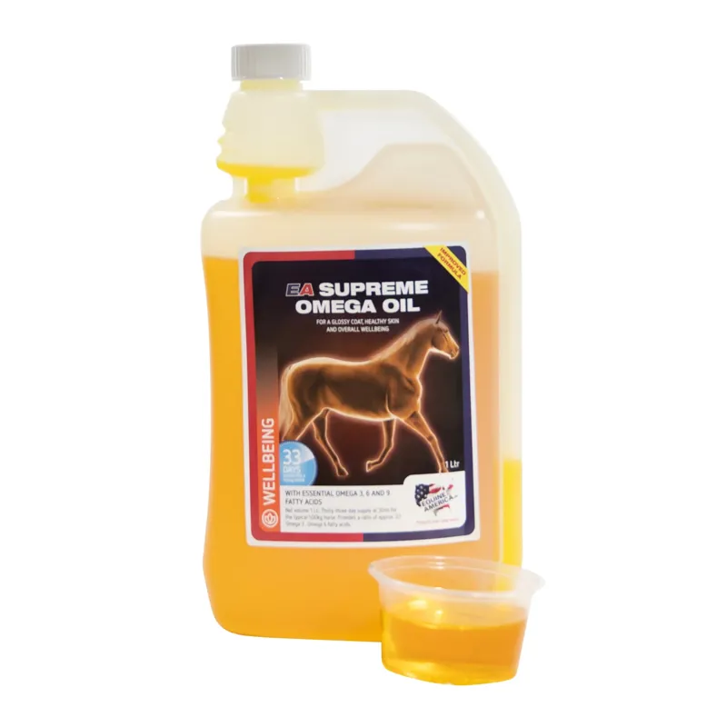Equine America Supreme Omega General Health Oil Supplement - 1L