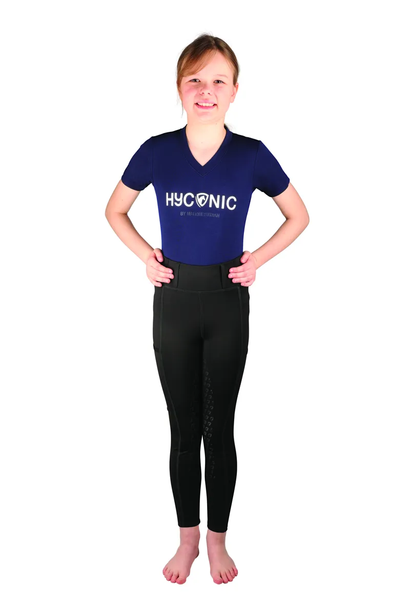 HYCONIC Children's Soria Riding Tights - Black-1