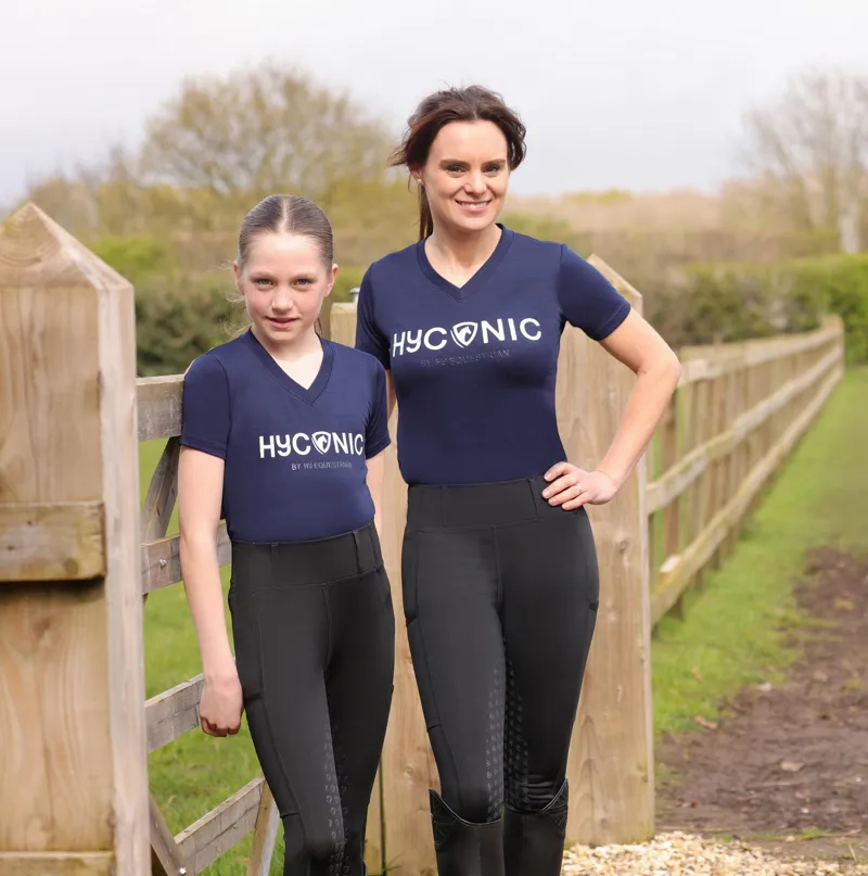 HYCONIC Children's Soria Riding Tights - Black-4