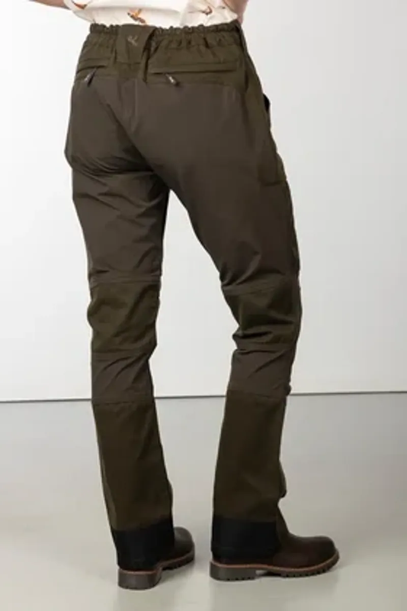 Rydale Ladies Kilnsey Shooting Trousers - Olive-1