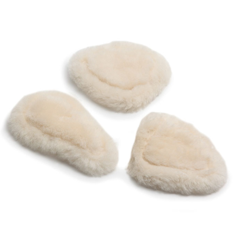 Shires Salisbury Sheepskin Pads - White