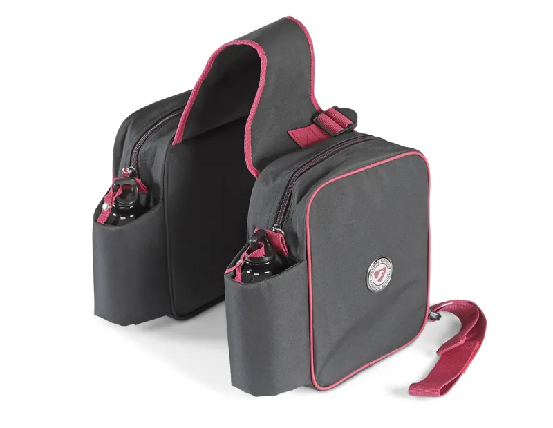 Shires Aubrion Saddle Panniers - Charcoal