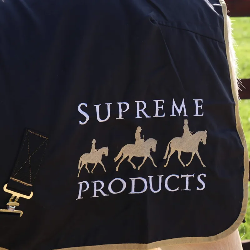Supreme Products Show Sheet With Detachable Neck - Black/Gold-2