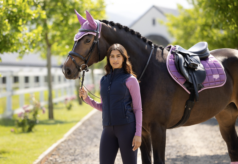 LeMieux Loire Classic Close Contact Square - Mallow-2