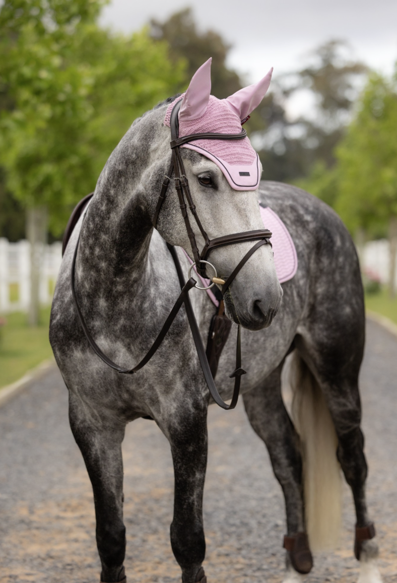 LeMieux Essence Acoustic Fly Hood - Fondant-2