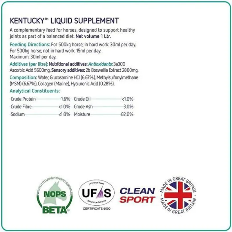 Equine America Kentucky Jointcare Solution 1ltr-1