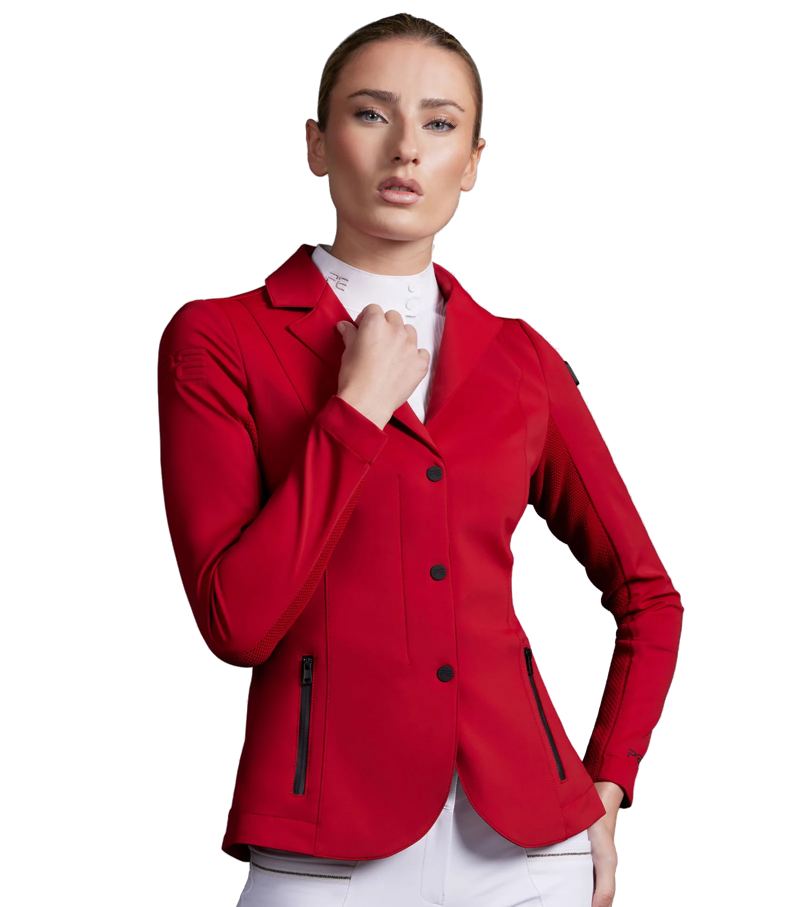Premier Equine Quarto Ladies Competition Jacket - London Red