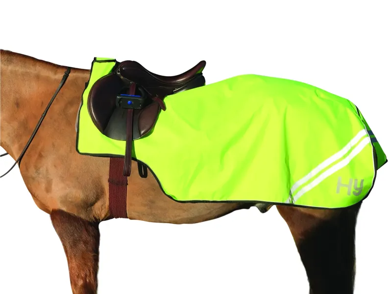 Hy Equestrian Reflector Exercise Sheet - Yellow