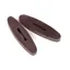 Shires Rubber Rein Stops - Brown
