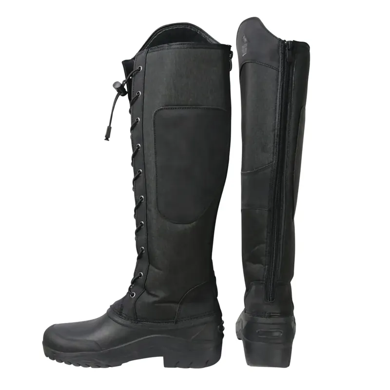 Hy Equestrian Mont Maudit Winter Boots - Black/Grey-1