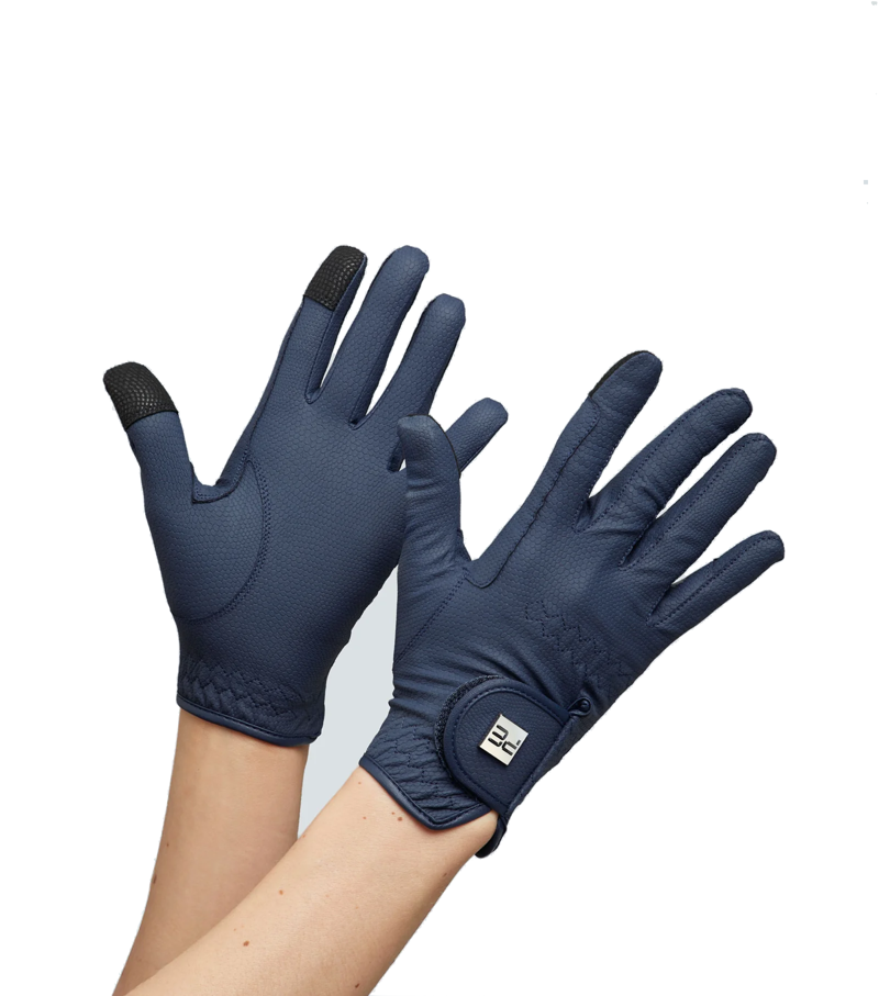 Premier Equine Metaro Junior Riding Gloves - Navy