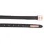 Hy Equestrian Rosciano Rose Gold Stirrup Leathers - Black/Rose Gold