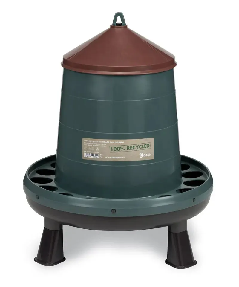 Gaun Poultry Feeder Recycled Plastic With Legs-1