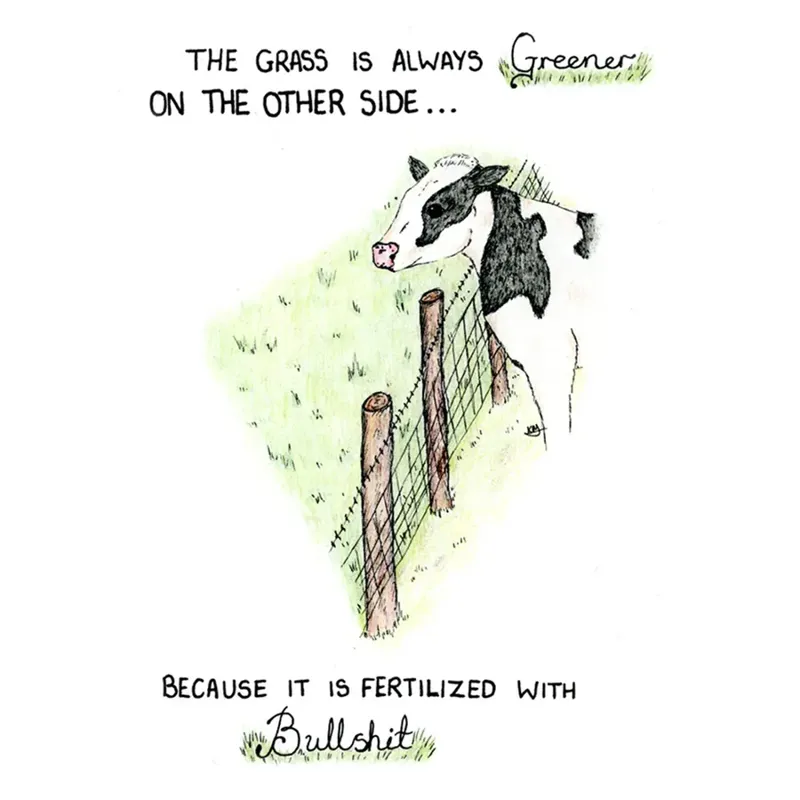 Kevin Milner Countryside Cards - Greener Grass