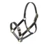 Shires Velociti GARA Fully Adjustable Leather Headcollar - Black