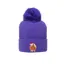 British Country Collection Childrens Christmas Santa Pom Pom Beanie Hat - Purple