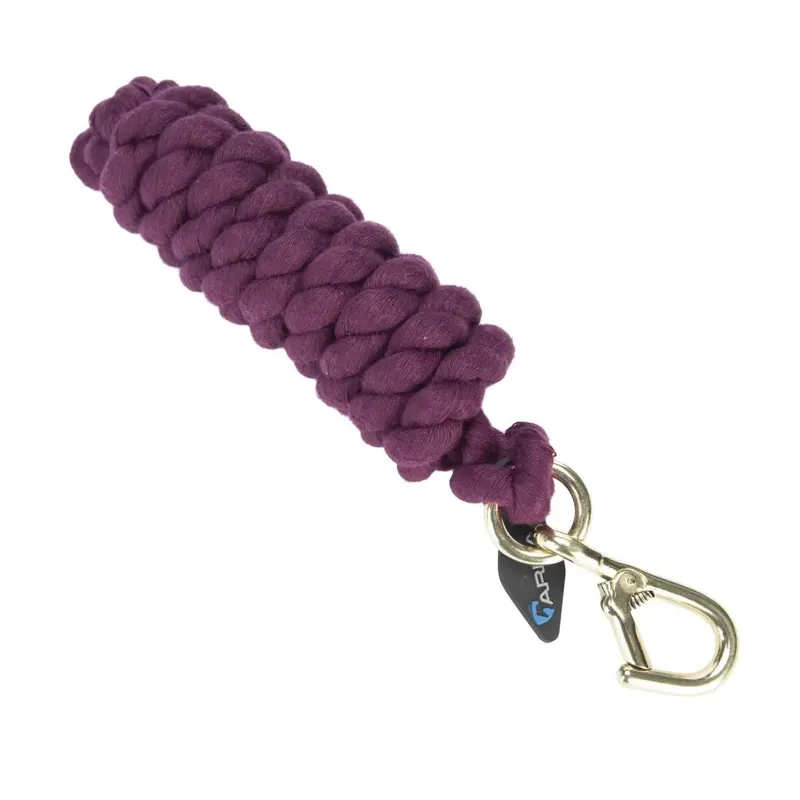 Shires Plain Lead Rope - Black Cherry