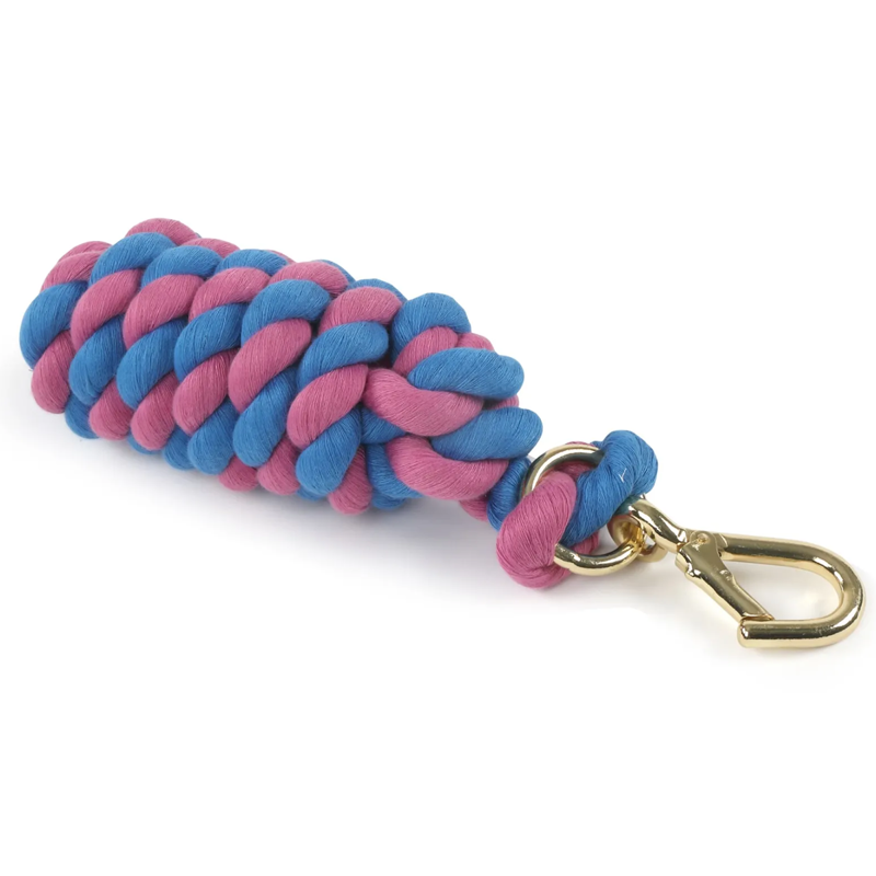 Shires Two Tone Lead Rope - Blue/Pink