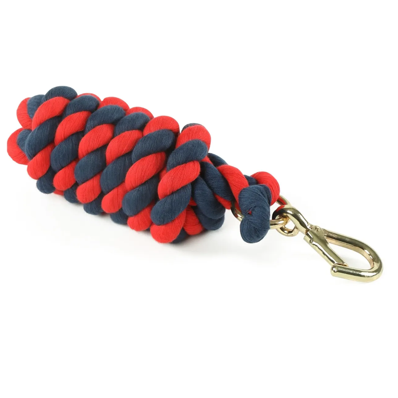 Shires Two Tone Lead Rope - Navy/Red