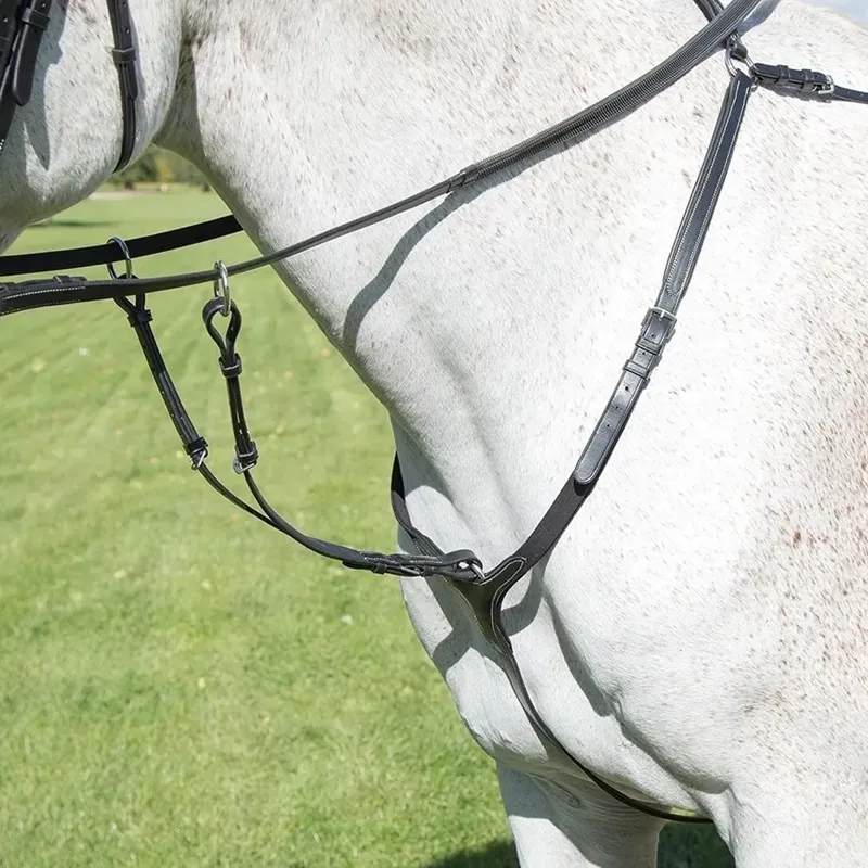 Shires Avignon 3-Point Breastplate - Black