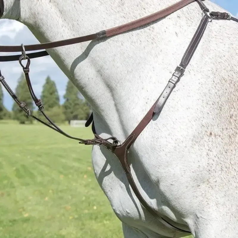 Shires Avignon 3-Point Breastplate - Havana