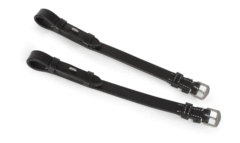 Shires Avignon Bridle Cheeks - Black