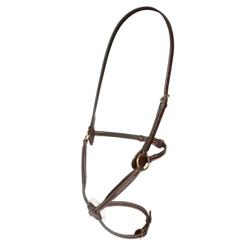 Shires Salisbury Brackley Mexican Grackle Noseband - Australian Nut