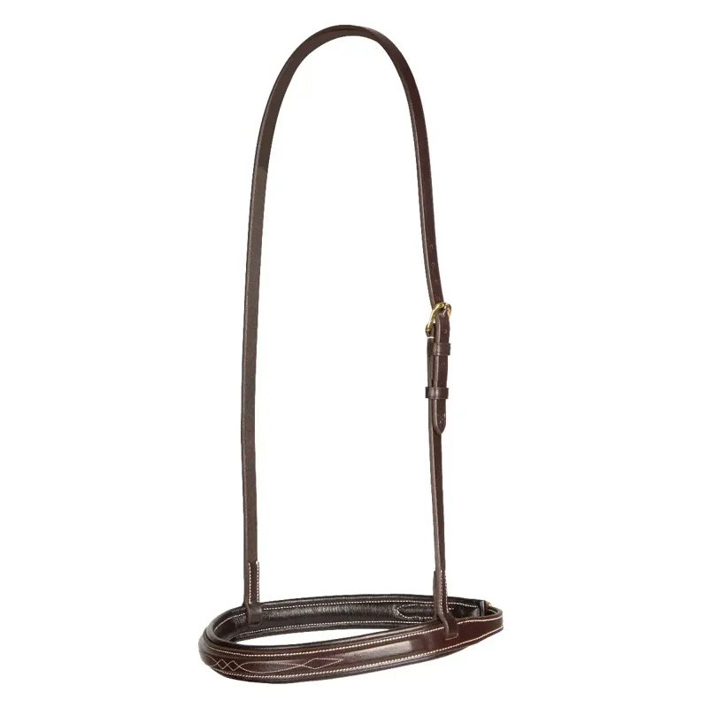 Shires Salisbury Fairford Cavesson Noseband - Australian Nut