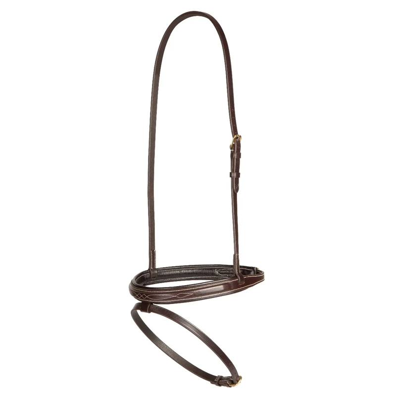 Shires Salisbury Bodenham Flash Noseband - Australian Nut