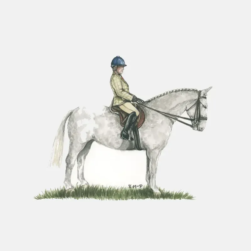 Kevin Milner Countryside Cards - Working Hunter