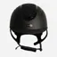 Evoke Elara Classic Peak Riding Hat - Black/Jet Black Crystal