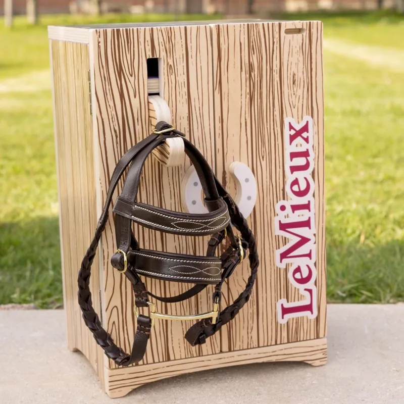 LeMieux Toy Pony Tack Locker - Wooden-2