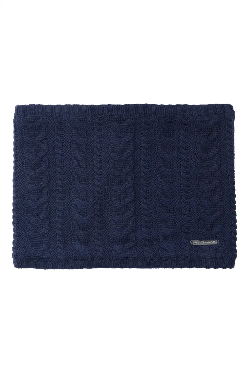 WeatherBeeta Cable Knit Snood - Navy 