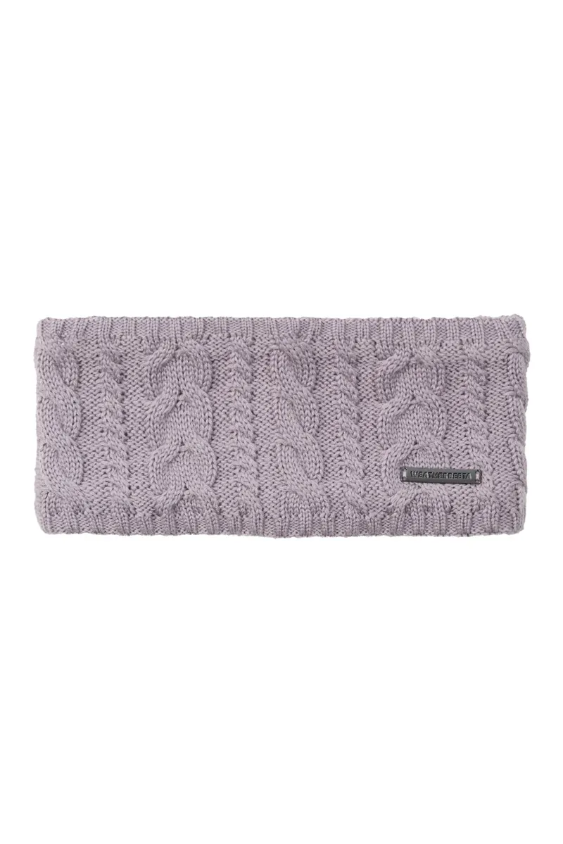 WeatherBeeta Knitted Headband - Dusty Mauve 