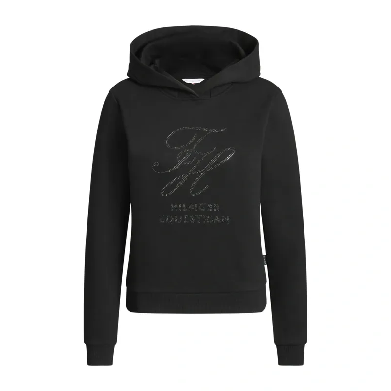Tommy Hilfiger Estelle Women Rhinestone Hoodie - Black