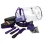 Roma Cylinder 9 Piece Grooming Kit - Purple