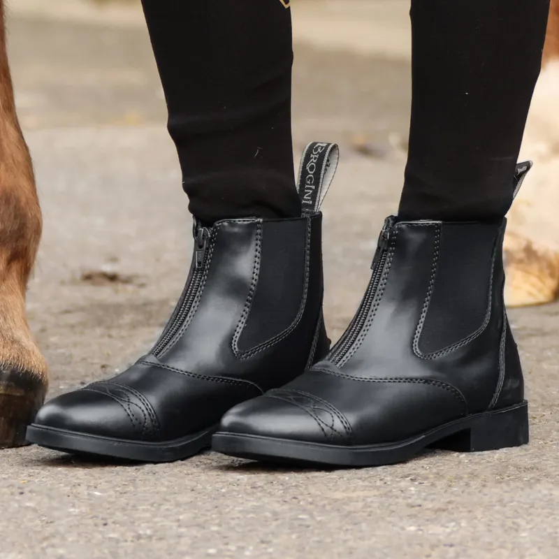 Brogini 401C Tivoli Piccino Paddock Boots - Black-3