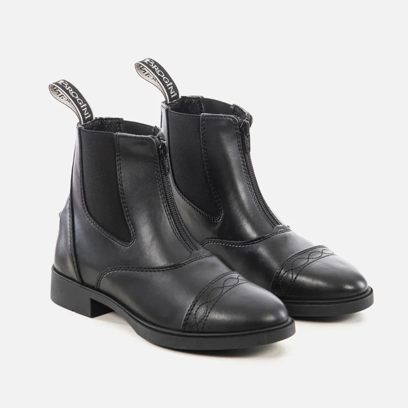 Brogini 401C Tivoli Piccino Paddock Boots - Black-2