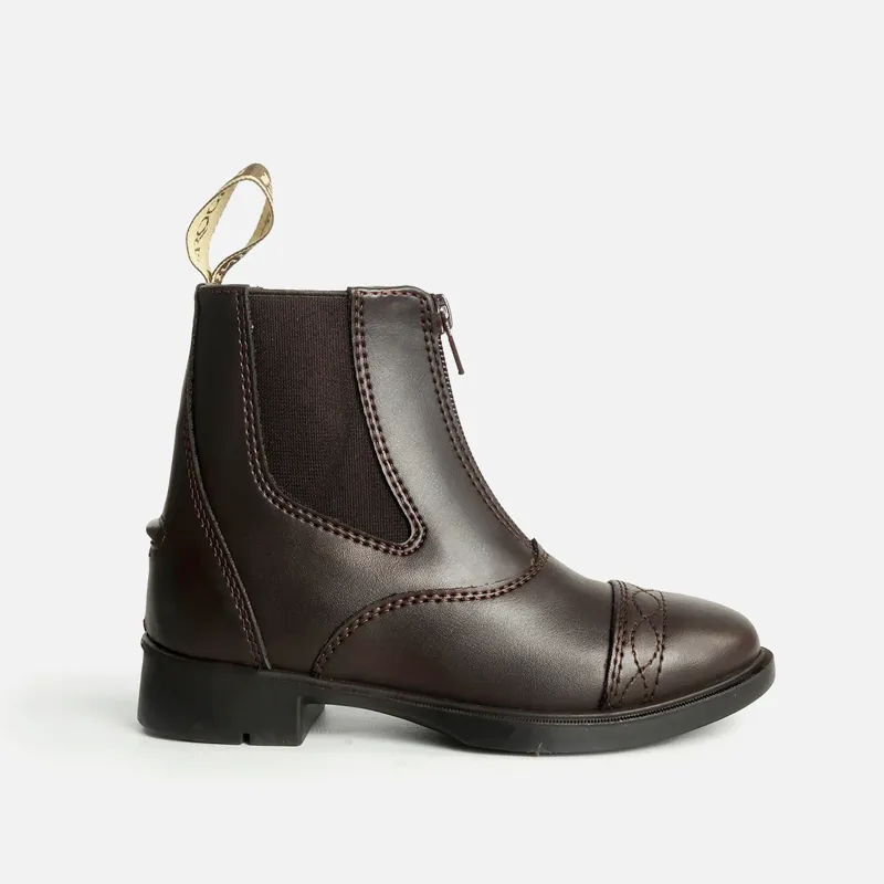 Brogini 401C Tivoli Piccino Paddock Boots - Brown-1