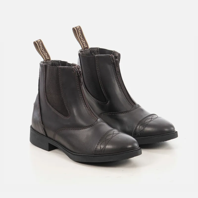 Brogini 401C Tivoli Piccino Paddock Boots - Brown-2