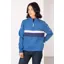 Rydale Ladies Bramham Stripe Sweatshirt - Blue/Navy