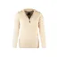 Rydale Ladies Emma Quarter Zip Cable Knit Jumper - Beige