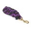 Shires Lead Rope with Trigger Clip - Black/Purple