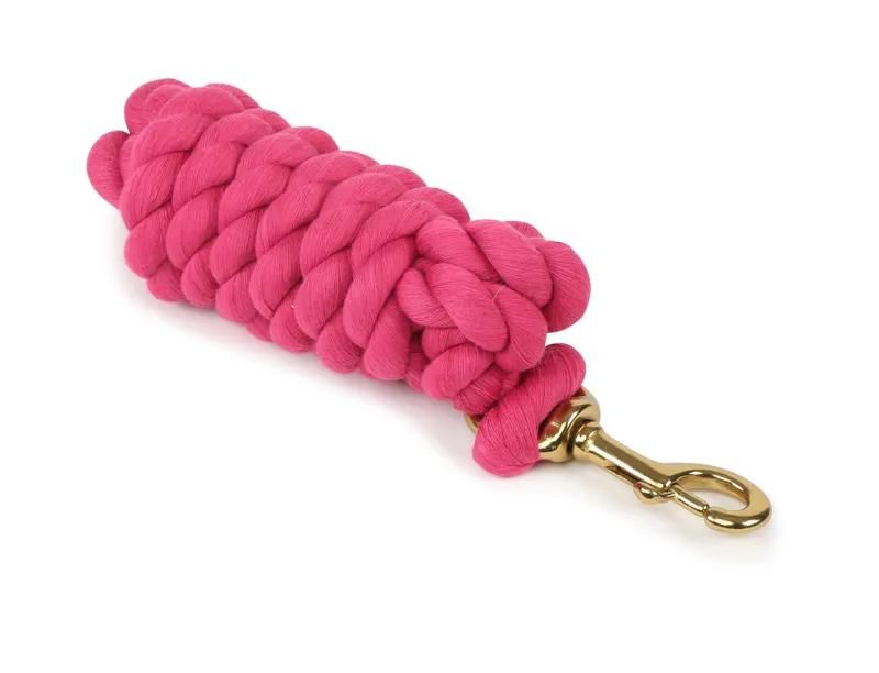 Shires Lead Rope with Trigger Clip - Fuchsia