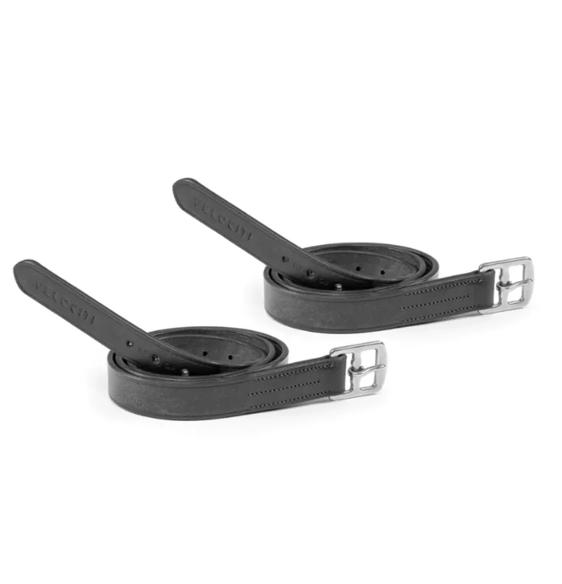 Shires Velociti GARA Stirrup Leathers - Black