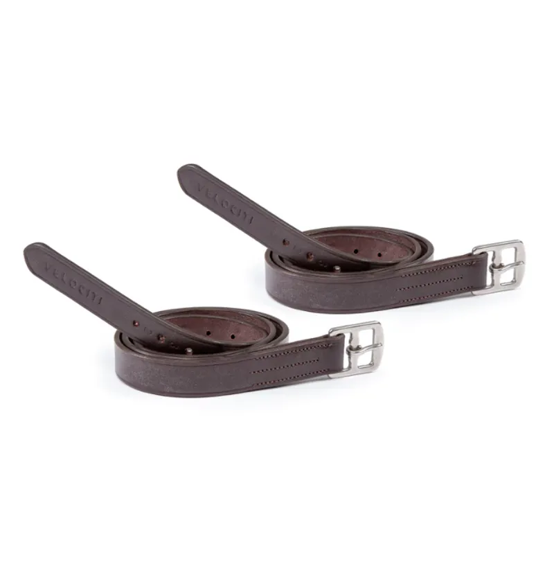 Shires Velociti GARA Stirrup Leathers - Havana