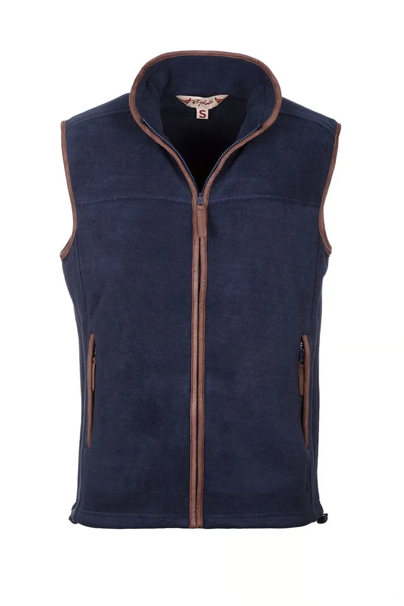 Rydale Huggate Men's Premium Fleece Waistcoat - Ink