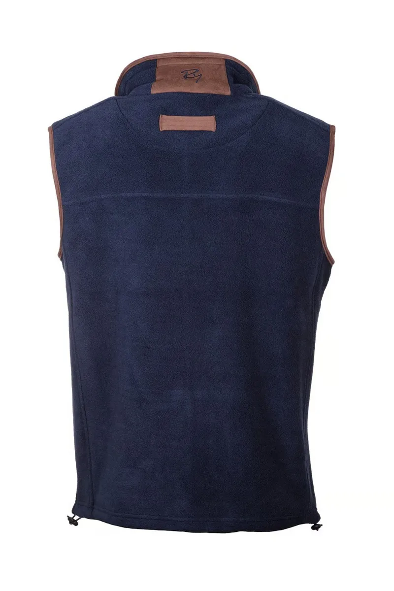 Rydale Huggate Men's Premium Fleece Waistcoat - Ink-1