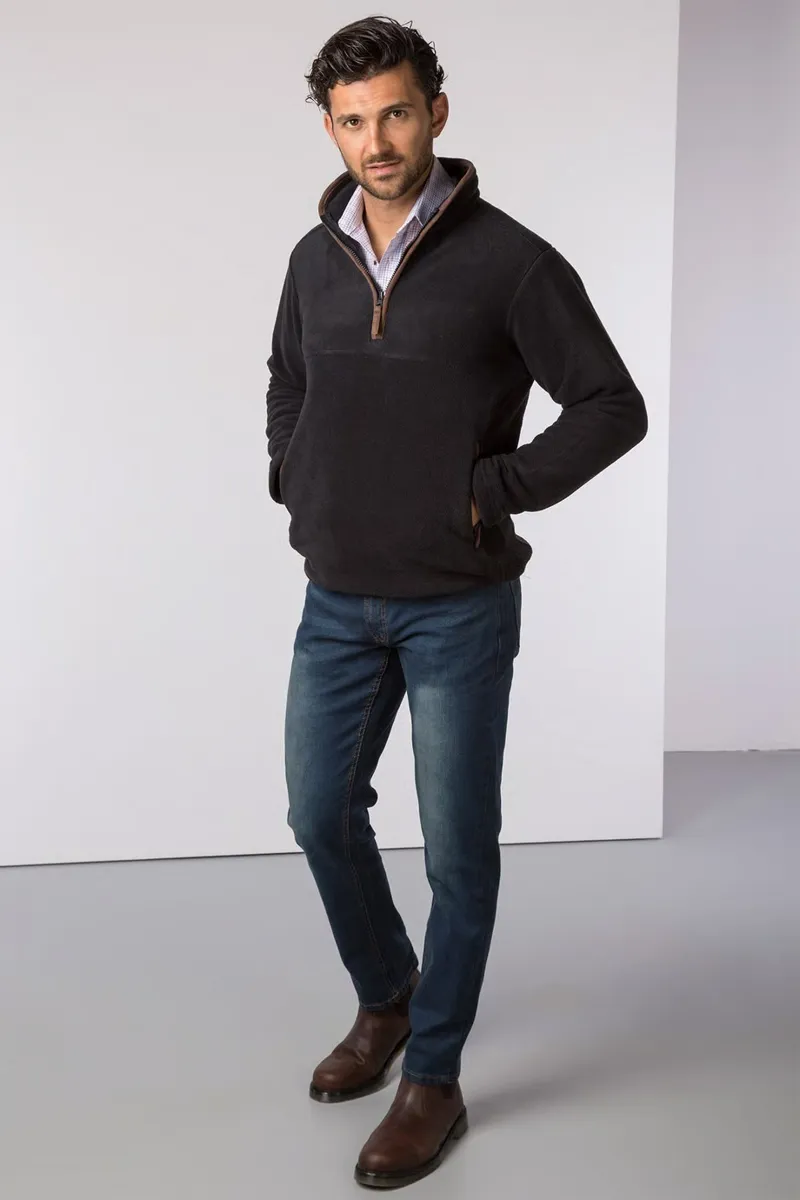 Rydale Huggate Men's Overhead Fleece - Iron-3
