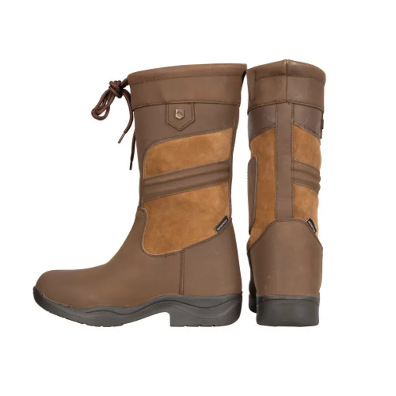 Hy Equestrian Hurdlow Short Country Boot - Brown-1